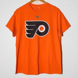 Philadelphia Flyers NHL Reebok #36 Rinaldo Tee Orange Size M